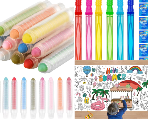 Summer fun for kids! cover photo collage