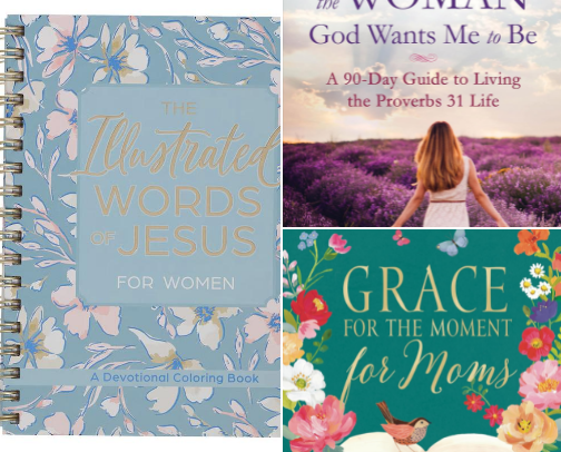 📖 Faith-Filled Favorites for Busy Moms cover photo collage