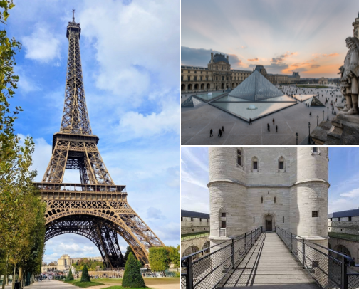 France Travel Highlights cover photo collage