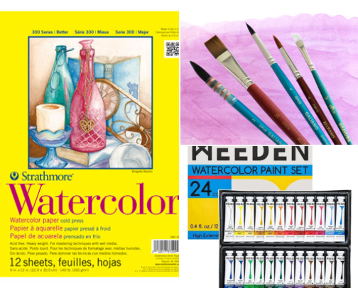Watercolor Painters Essentials cover photo collage