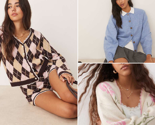 Cozy & Versatile Cardigans cover photo collage
