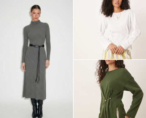 Modest finds cover photo collage