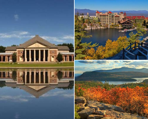 10 Charming Small Towns in New York for the Dreamiest Spring Escape cover photo collage