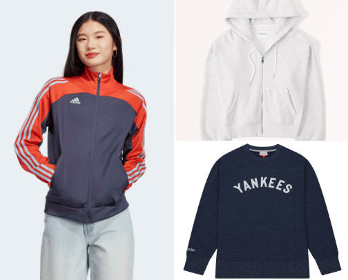 Jackets & Sweatshirts cover photo collage