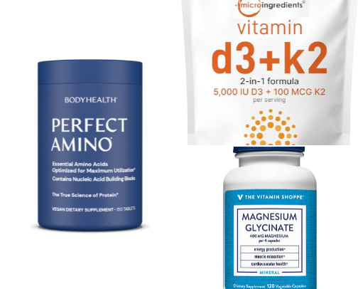 My favorite health supplements for 50+ cover photo collage