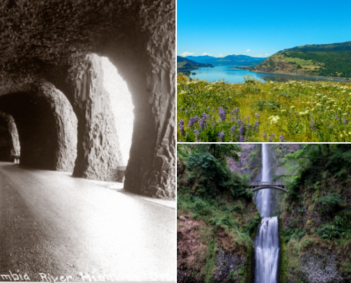Columbia River Gorge,  Oregon. cover photo collage