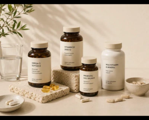 Amazon Wellness & Supplement Finds cover photo collage