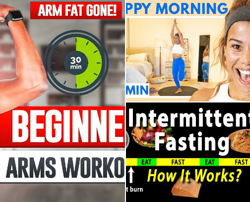 Home workouts for busy moms cover photo collage