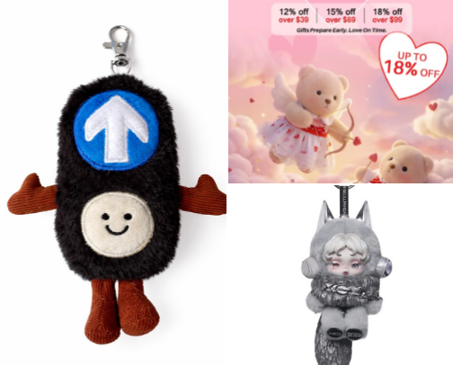 Plushies and Plushie pendants cover photo collage