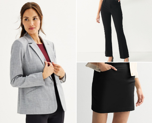 Business Casual Fashion cover photo collage