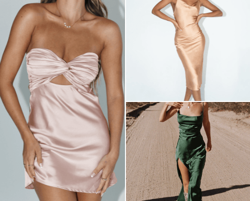 prom/party dresses cover photo collage