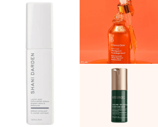 Gentle Exfoliating Serum cover photo collage