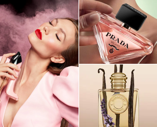Favorite perfume finds cover photo collage