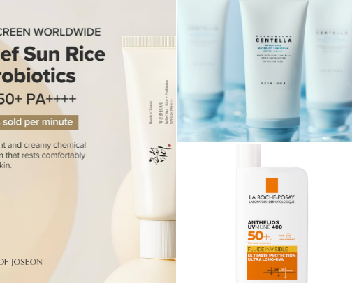 My Favorite Sunscreens of 2026 ☀️ cover photo collage