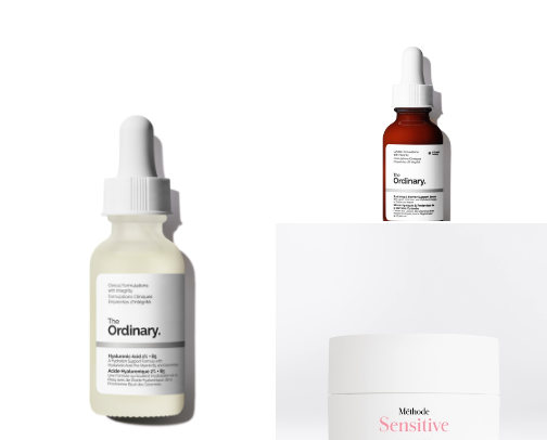 morning skincare favs cover photo collage