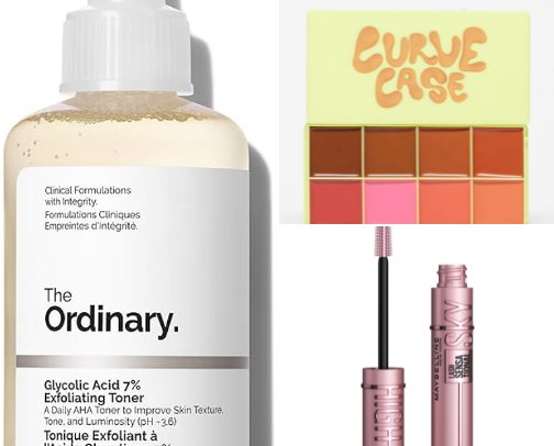 Skin & makeup products I can’t stop buying again 💖 cover photo collage
