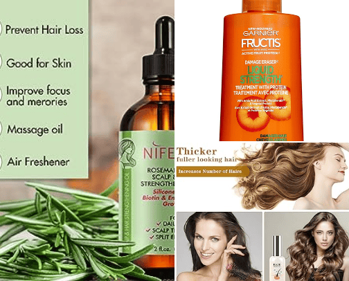 Hair care cover photo collage