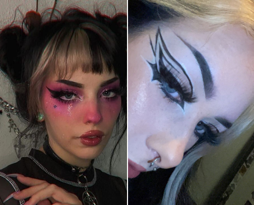 adrian’s makeup recommendations 🖤 cover photo collage