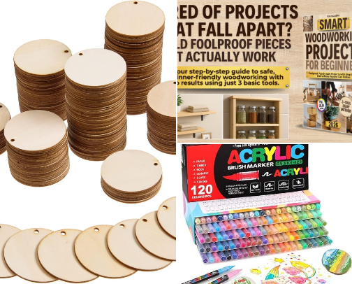 For the artist in you...DIY projects and supplies cover photo collage