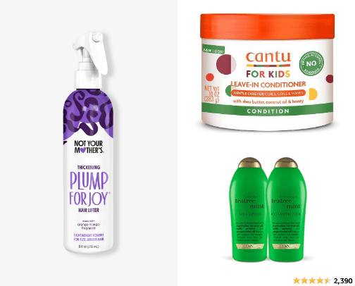 Hair care cover photo collage