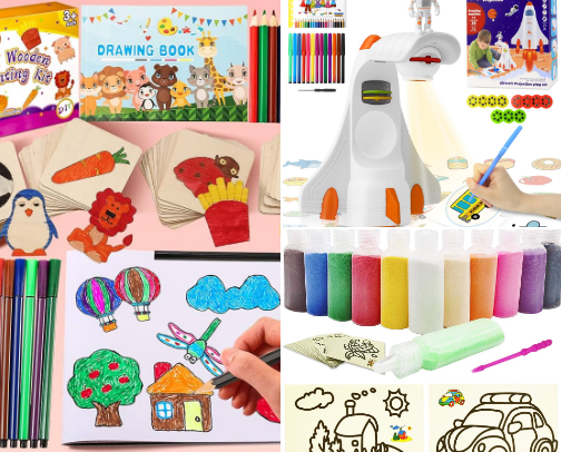 Creative Fun for Little Artists cover photo collage