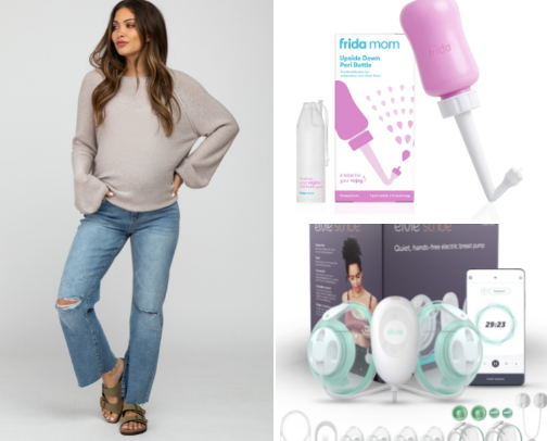 maternity + new mom cover photo collage