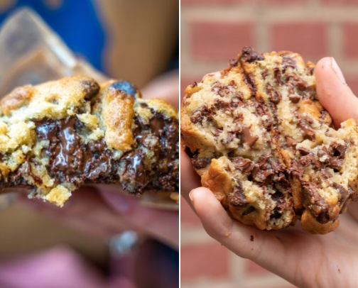 if you’re looking for me, I’m in NYC eating these chocolate chip cookies cover photo collage