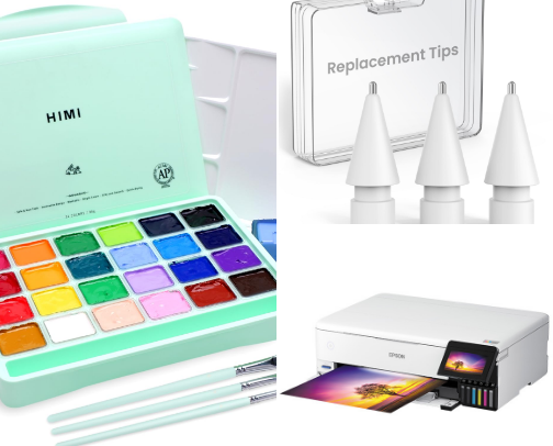 Favorite Art Supplies cover photo collage