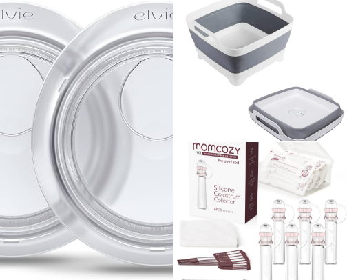 Postpartum and breastfeeding cover photo collage