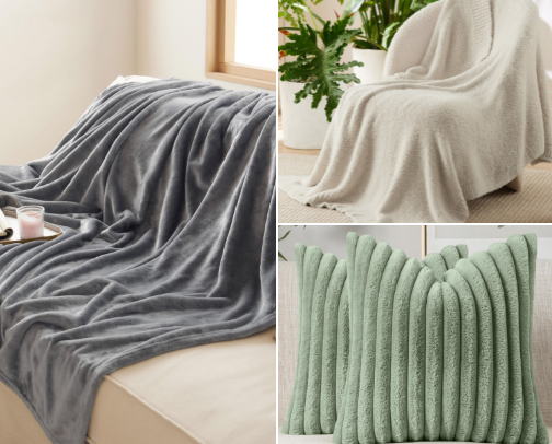 Cozy living room decor that looks expensive, under $100 cover photo collage