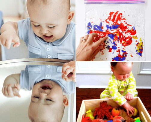 Introduction to Sensory Play for Infants cover photo collage