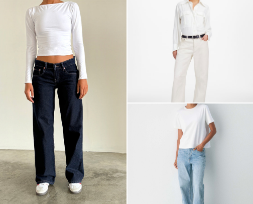 Jeans cover photo collage