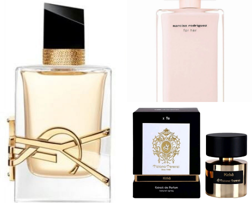 My favorite perfumes cover photo collage