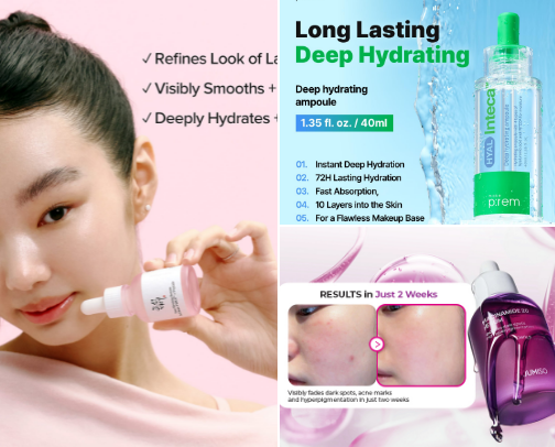 Serums recommended by need & skin type cover photo collage