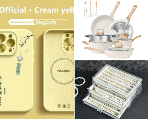 TEMU must haves cover photo collage