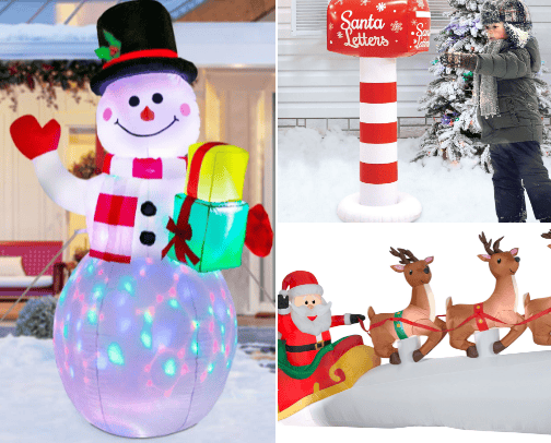 Christmas Outdoor Inflatables cover photo collage