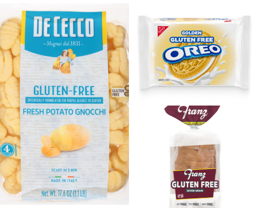 Gluten free finds cover photo collage
