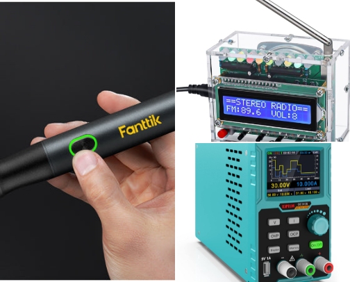 The Soldering Starter Kit cover photo collage