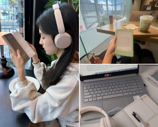Study Desk Setup Essentials 👩🏻‍💻📓✍🏻 Everything You Need for a Productive Workspace cover photo collage