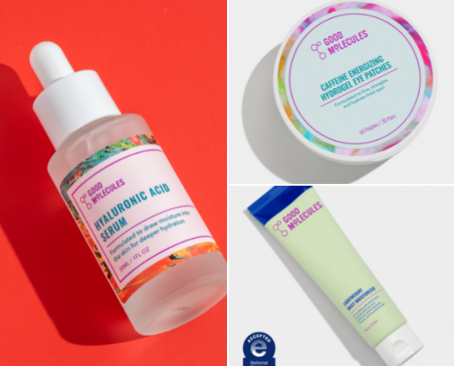 Skin care cover photo collage