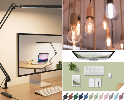✨ Aesthetic Room & Desk Setup cover photo collage