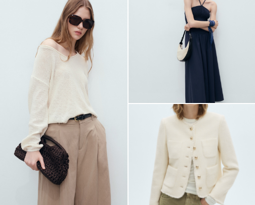 Organic fabric cover photo collage