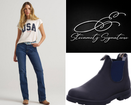Chic Western Fashion cover photo collage