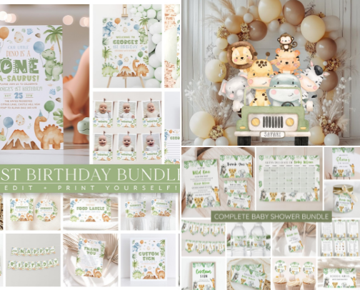 PARTY / BIRTHDAY PARTY DECORS YOU MIGHT NEED cover photo collage