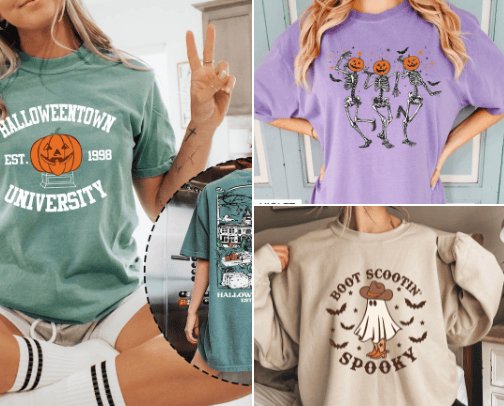 comfy fall sweatshirts cover photo collage