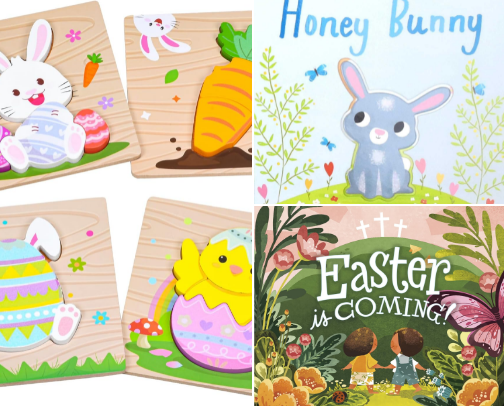 Toddler Easter Basket cover photo collage