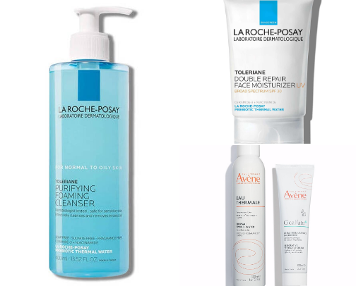 Skincare for Sensitive & Reactive Skin cover photo collage