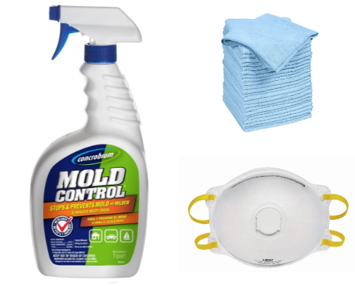 Mold remediation essentials that kept us calm and grounded cover photo collage
