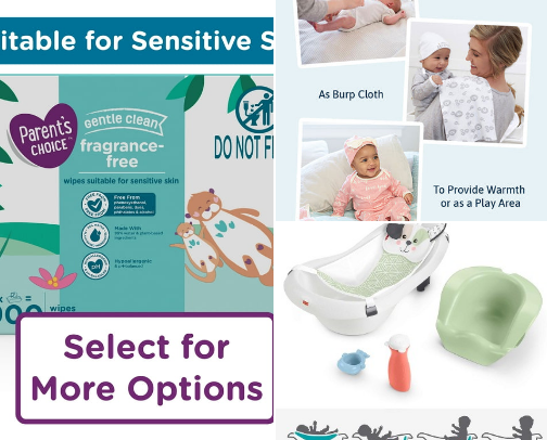 New born essential for first time mother cover photo collage