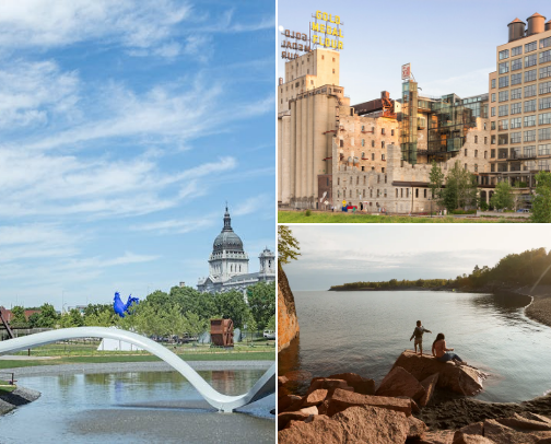 Minnesota Attractions and Natural Wonders cover photo collage